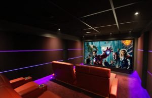 salle de cinéma privée